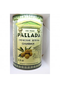 Зеленые оливки PALLADA S.S. MAMMOUTH 70-90  ж/б (0,4 кг) С/К